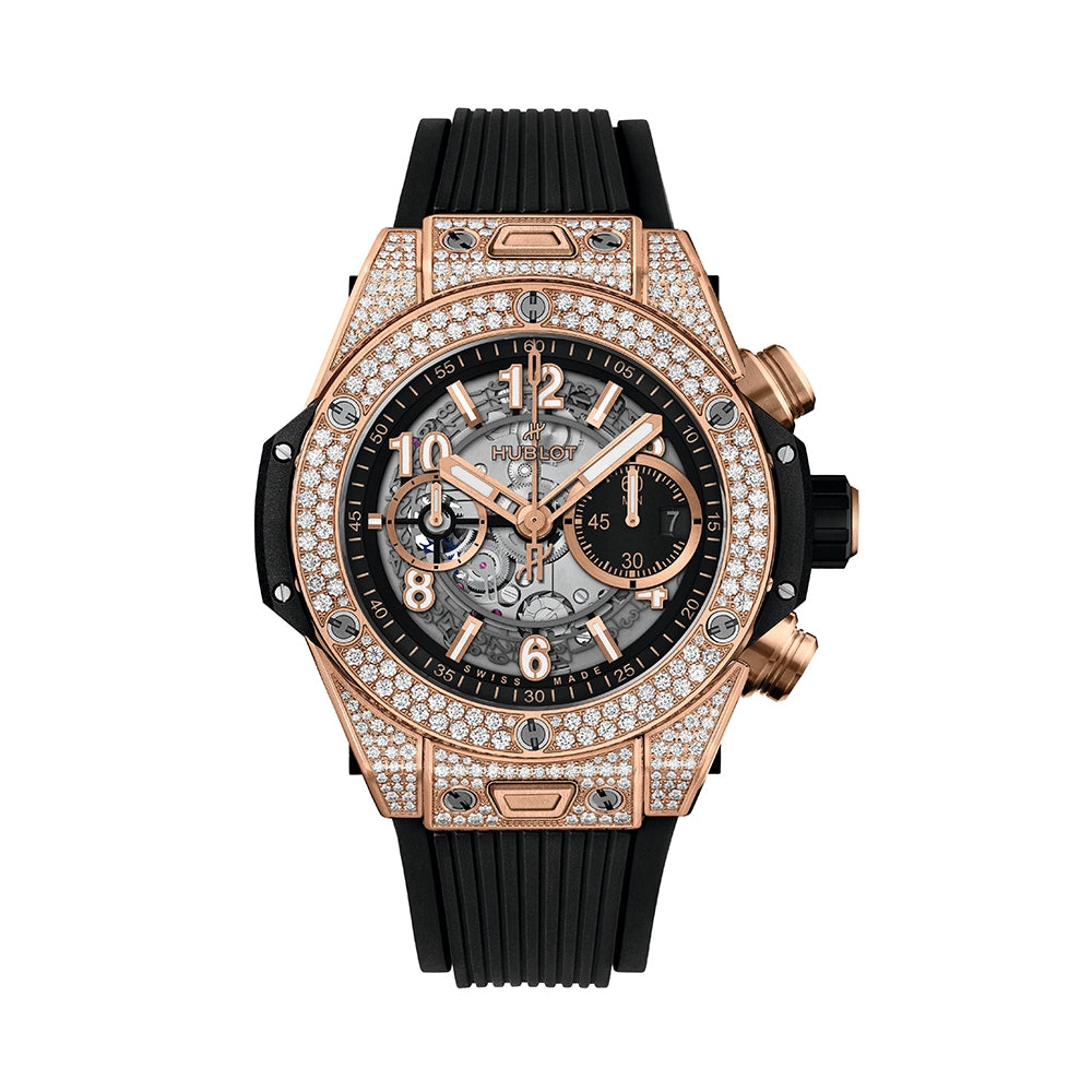 ビッグ・バン ウニコ キングゴールド パヴェ 44mm (2021年モデル)