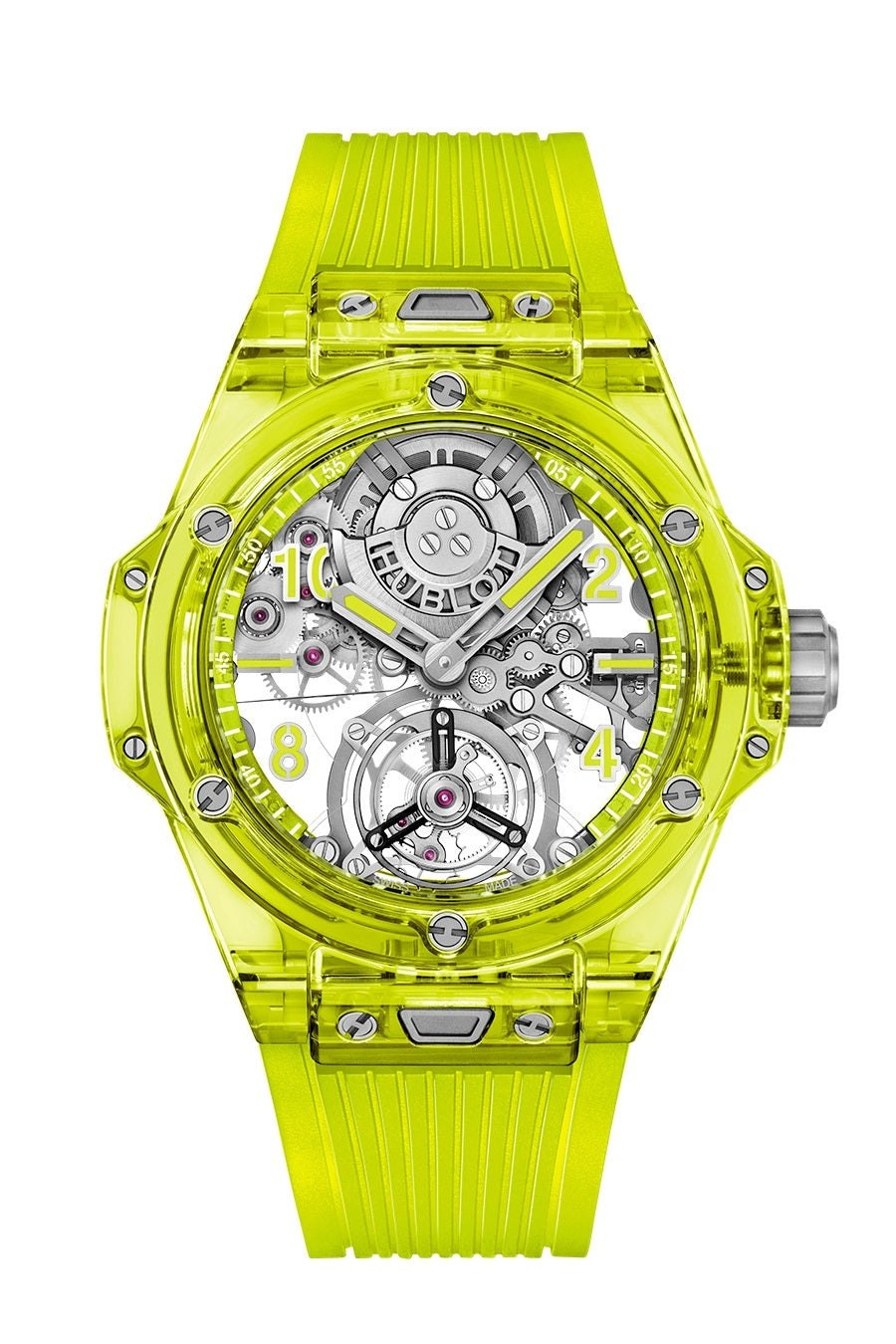 ビッグ・バン トゥールビヨン オートマティック イエローネオン SAXEM 44mm (世界限定50本 / 2023年モデル)