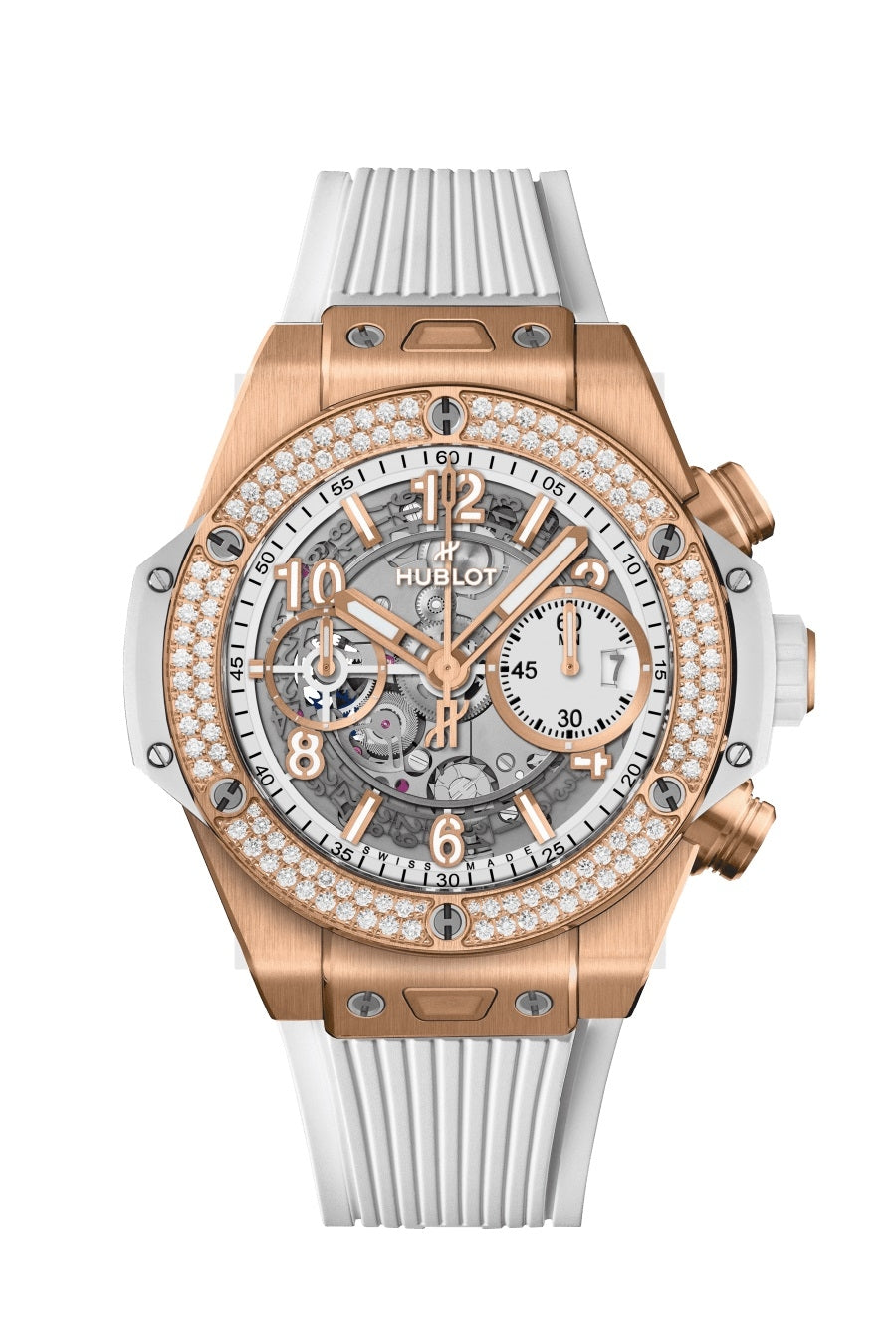 ビッグ・バン ウニコ キングゴールド ホワイト ダイヤモンド 42mm (2021年モデル)