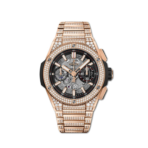 Big Bang Integrated King Gold Pavé 42mm