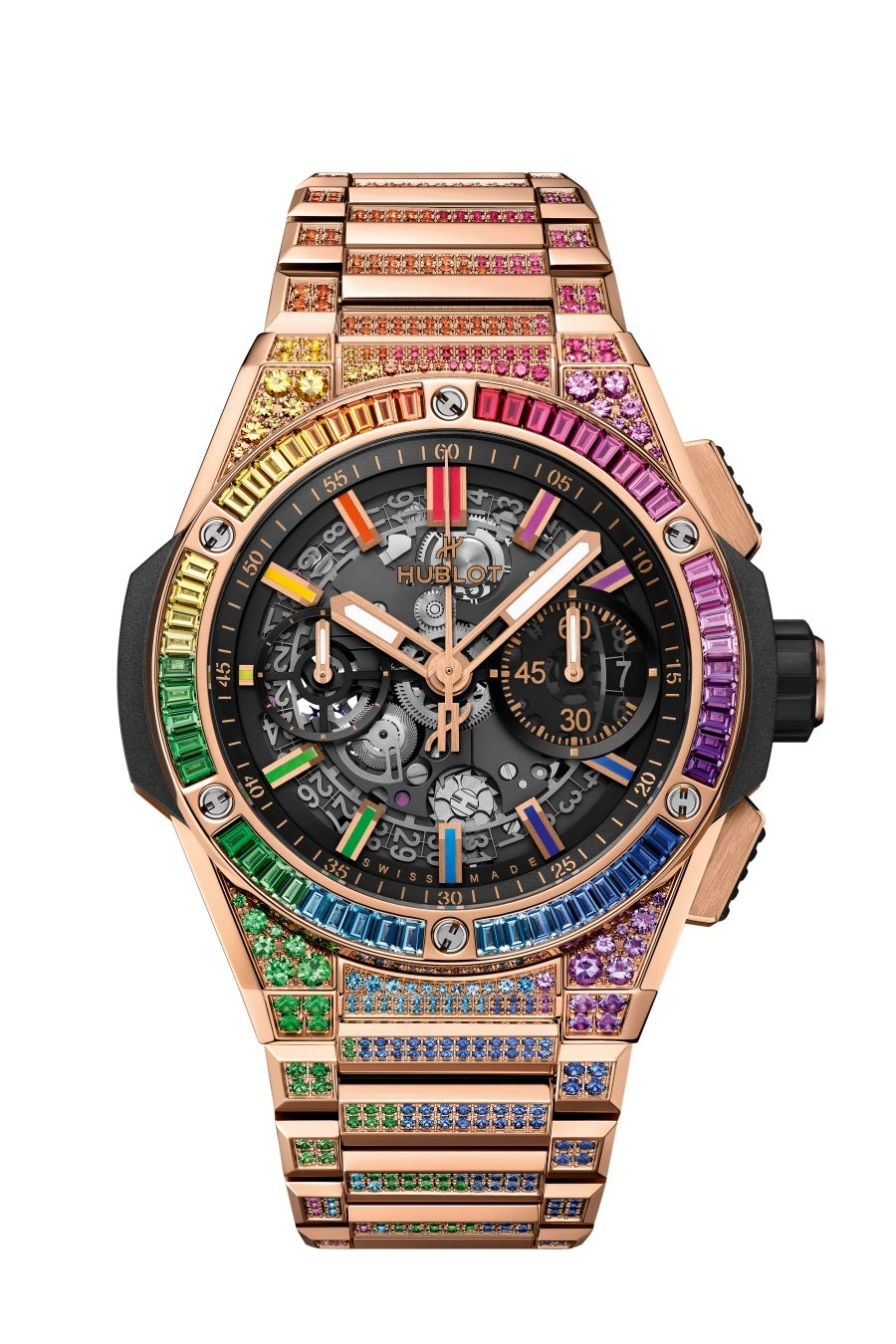 取り扱い終了 / ビッグ・バン インテグレーテッド キングゴールド レインボー42mm (2023年モデル) / 生産終了