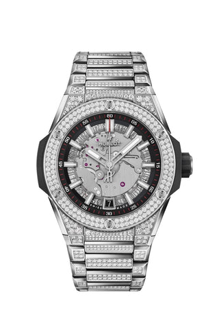 Big Bang Integrated Time Only Titanium Pavé 40mm (2023 model)