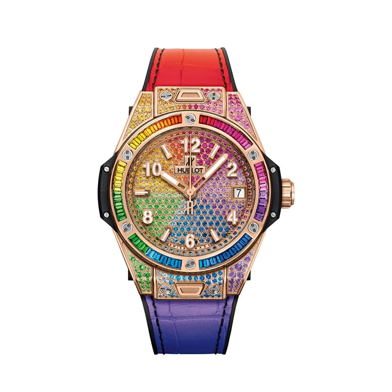 Big Bang One Click King Gold Rainbow 39mm