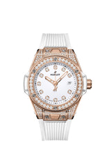 ビッグ・バン ワンクリック キングゴールド ホワイト パヴェ 33mm