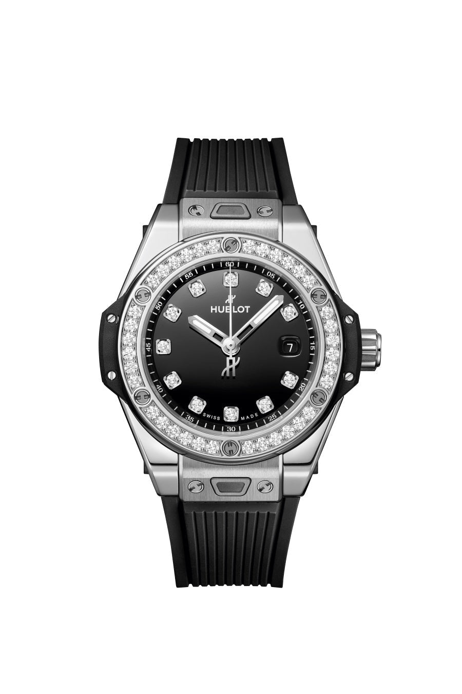 ビッグ・バン ワンクリック スチール ダイヤモンド 33mm