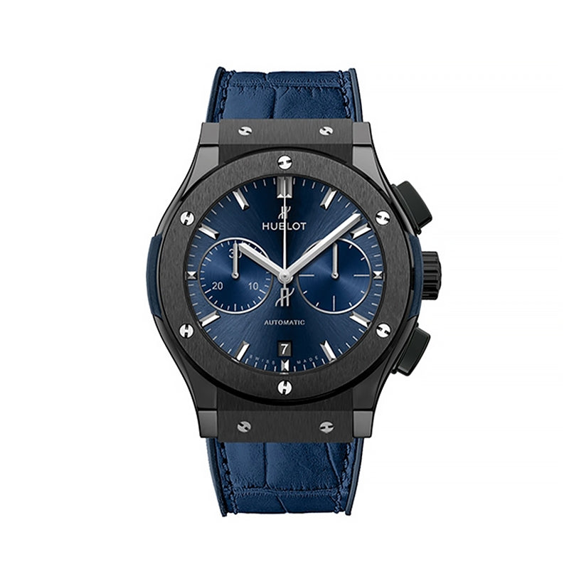 クラシック・フュージョン クロノグラフ セラミック ブルー 45mm