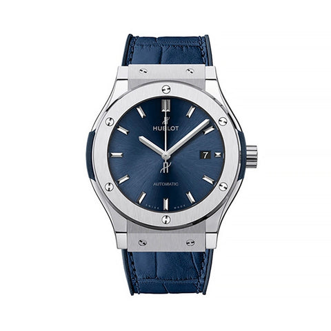 クラシック・フュージョン ブルー チタニウム 42mm