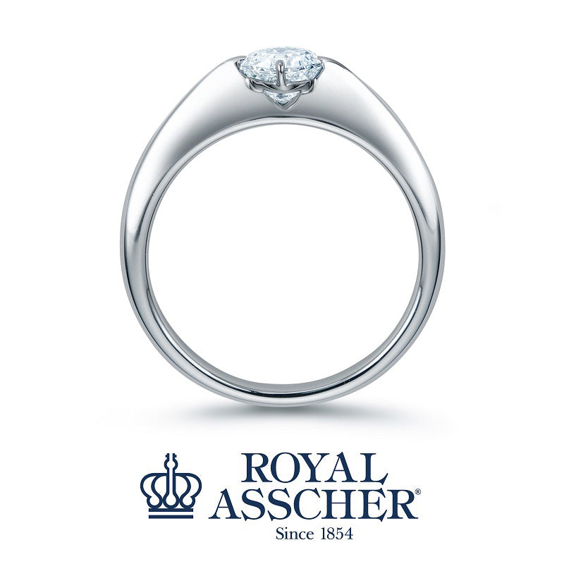 【婚約指輪】 ロイヤル・アッシャー・カット AC004