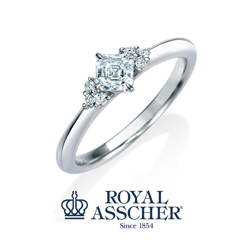 【婚約指輪】 ロイヤル・アッシャー・カット AC013