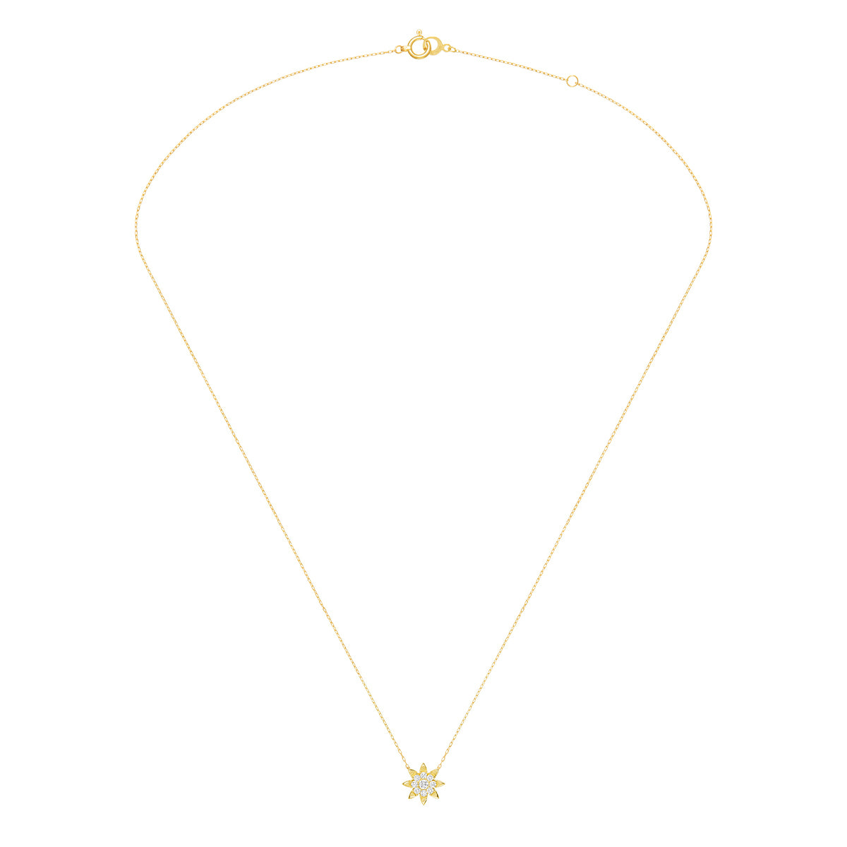 【New】プチソレイユ ダイヤモンド ネックレス