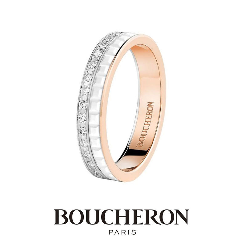 キャトル ホワイト ダイヤモンド リング ハーフ JAL00237