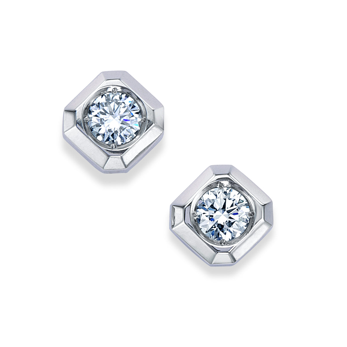 プラチナ ダイヤモンド ピアス