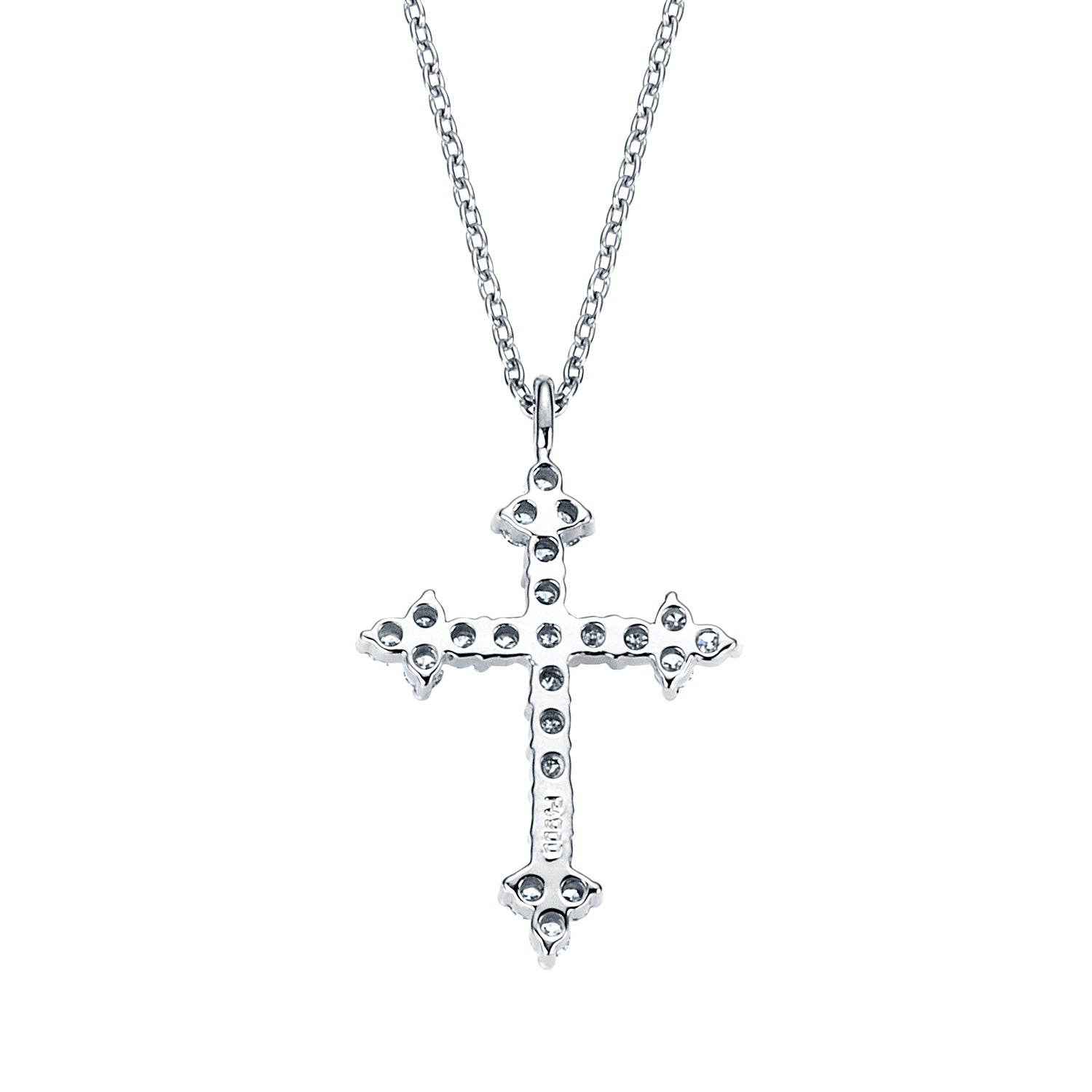 クロス プラチナ ダイヤモンド ペンダント