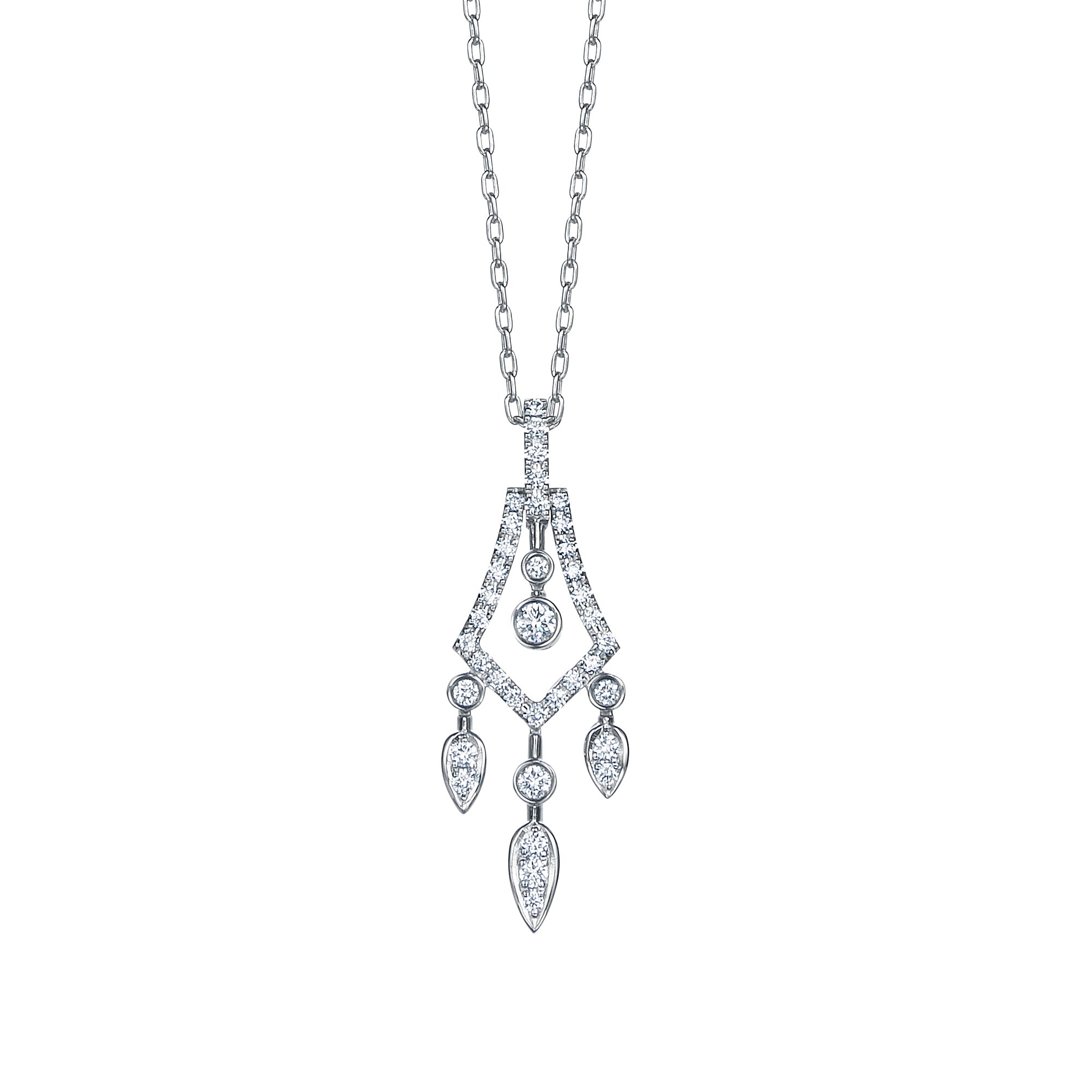chandelier platinum pendant