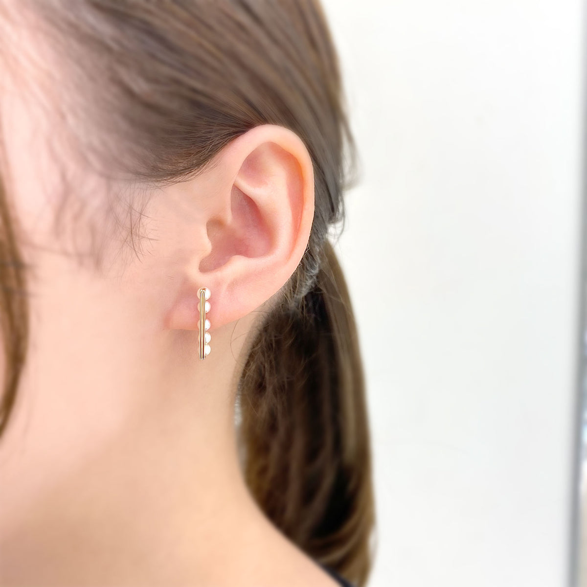 【フェア限定】Beluga Pearl ピアス (PE67KPE)