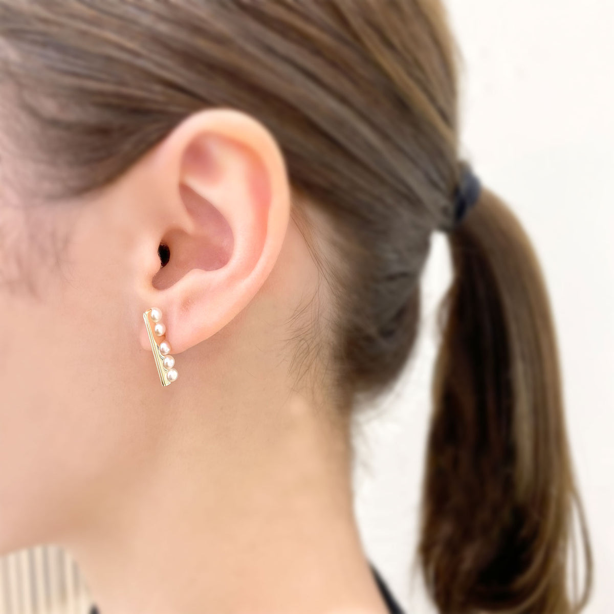 【フェア限定】Beluga Pearl ピアス (PE67KPE)