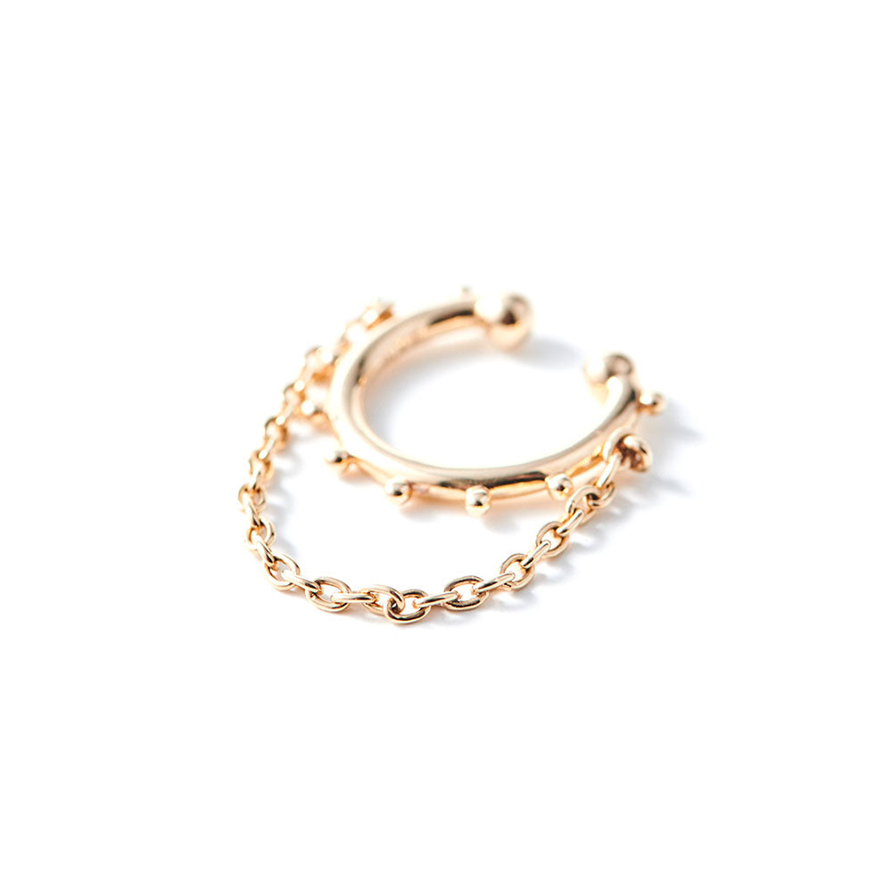 Sea Anemone チェーン イヤーカフ