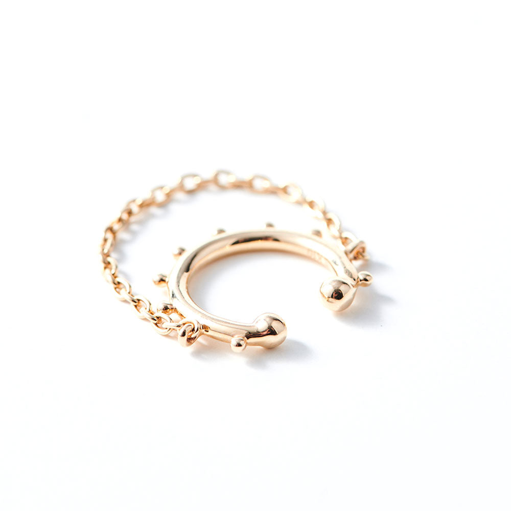 Sea Anemone チェーン イヤーカフ