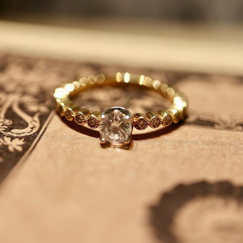 【婚約指輪】 DEWDROP しずく