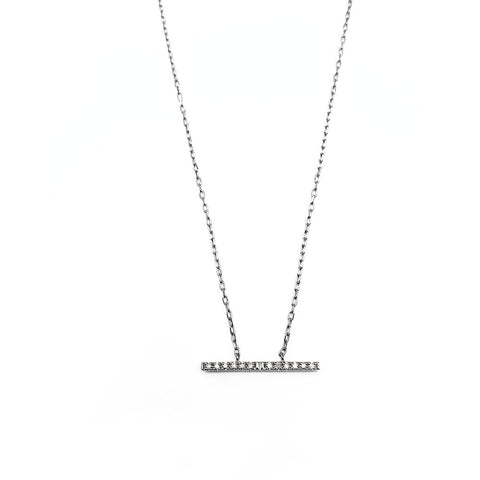 Trapeze diamond necklace size M