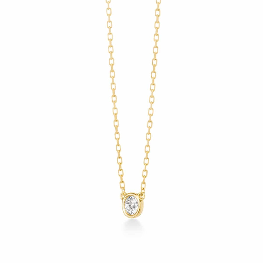 ヌーディー ダイヤ(0.1ct) ネックレス