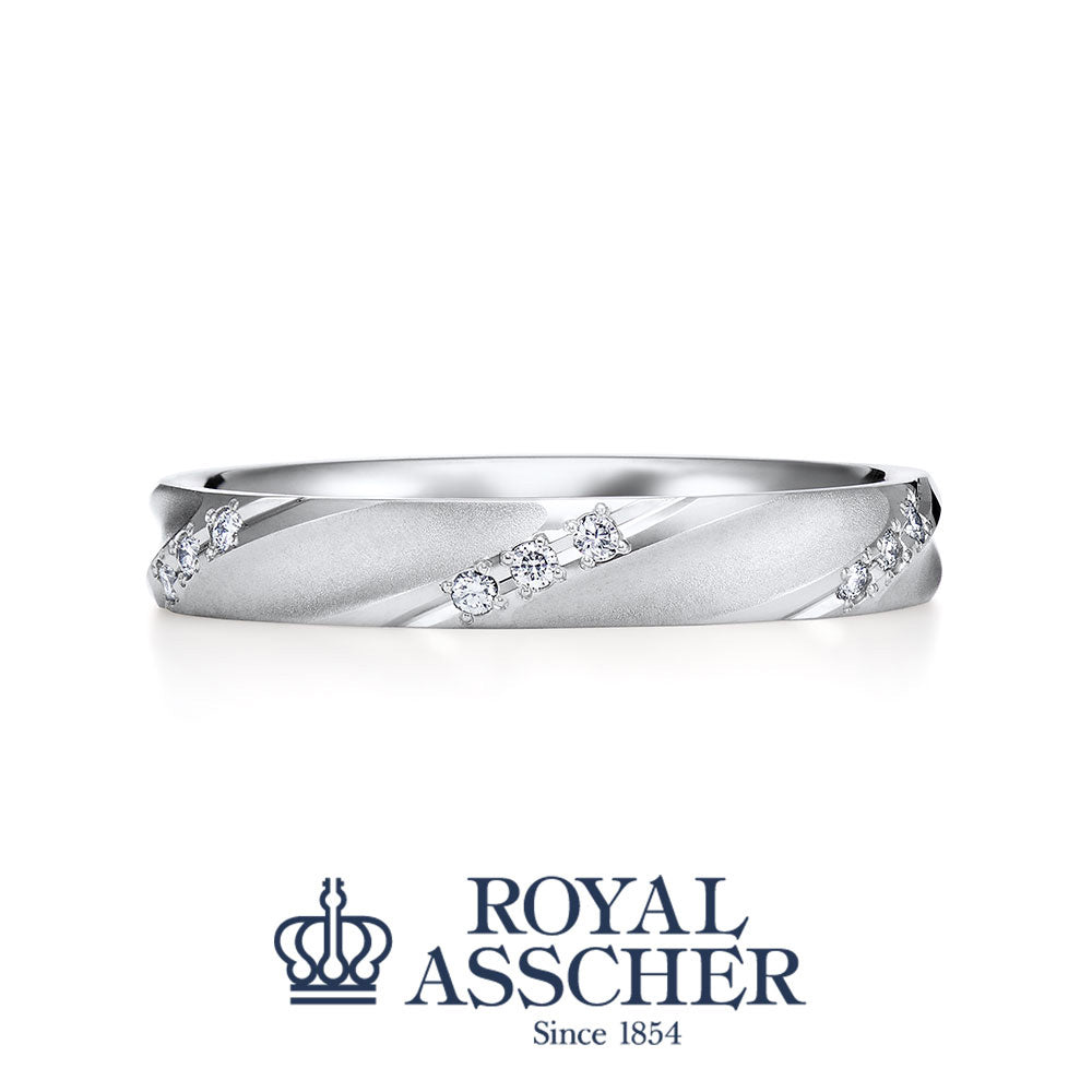 【結婚指輪】 ロイヤル・アッシャーピュールプラチナWRB912 / WRA902