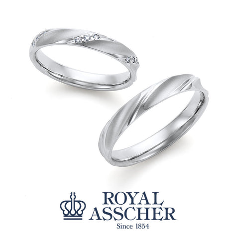 [Wedding Ring] Royal Asher Pure Platinum WRB912 / WRA902