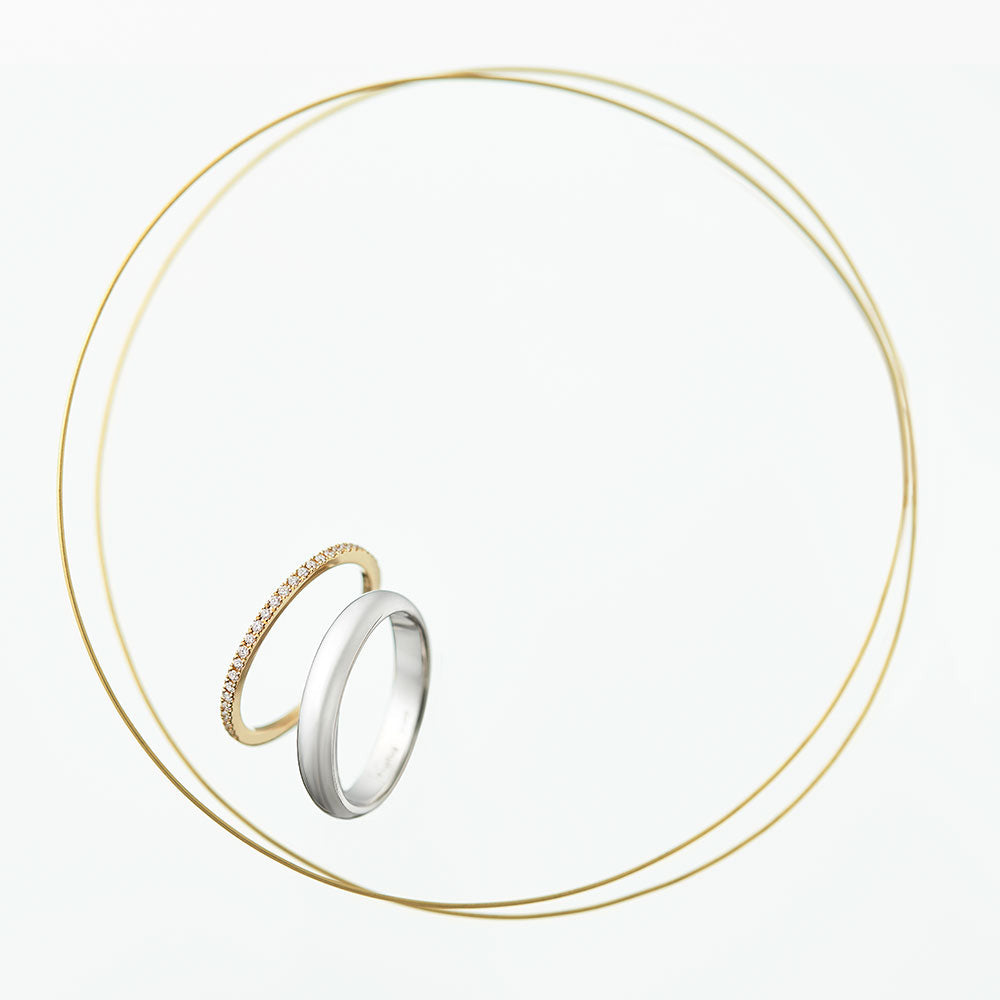 【結婚指輪】 シルクリング / シルクラインリング