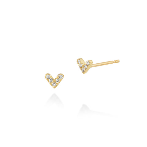 laura heart earrings