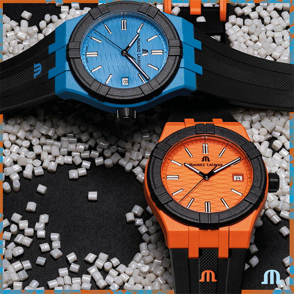 モーリスラクロア MAURICE LACROIX 腕時計 メンズ AI2008-50050-300-0 アイコン タイド クオーツ オレンジxブラック アナログ表示