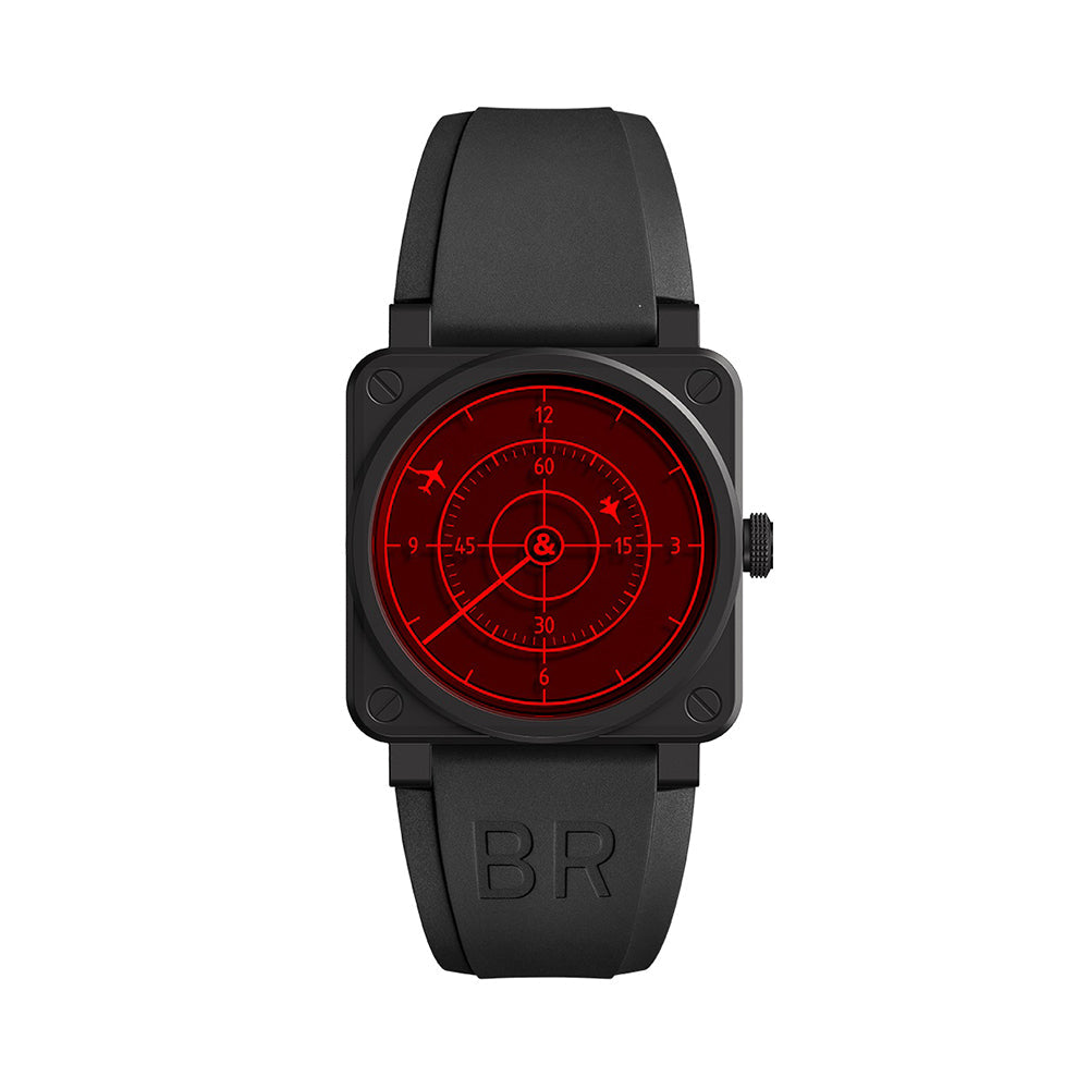 BR 03-92 RED RADAR CERAMIC