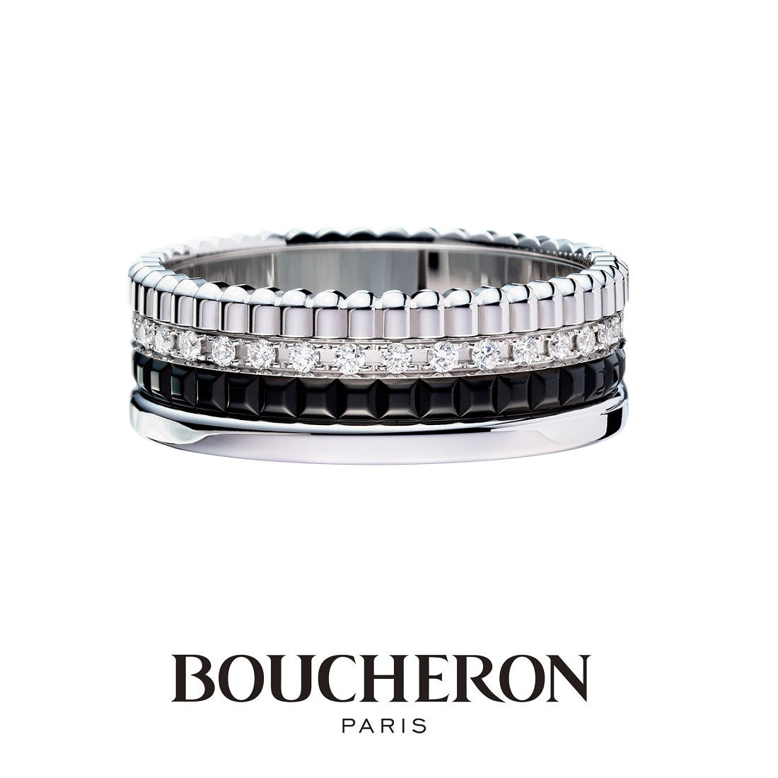 【エタニティリング】 キャトルブラックダイヤモンドリングスモール JRG01791