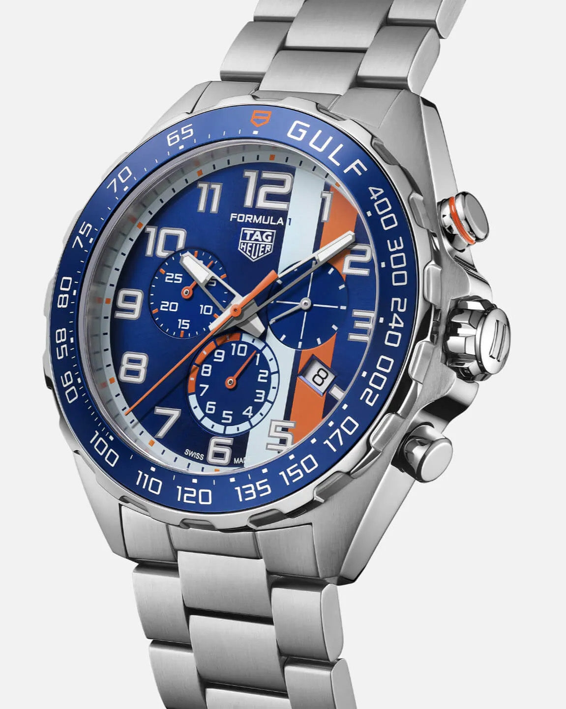 タグ・ホイヤー フォーミュラ1 クロノグラフ ガルフ スペシャルエディション 43mm (2023年モデル)