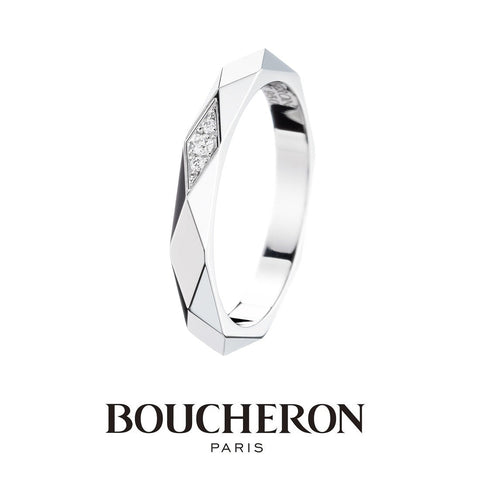 [Wedding Ring] Facet 3 Diamond Ring Medium JAL00090