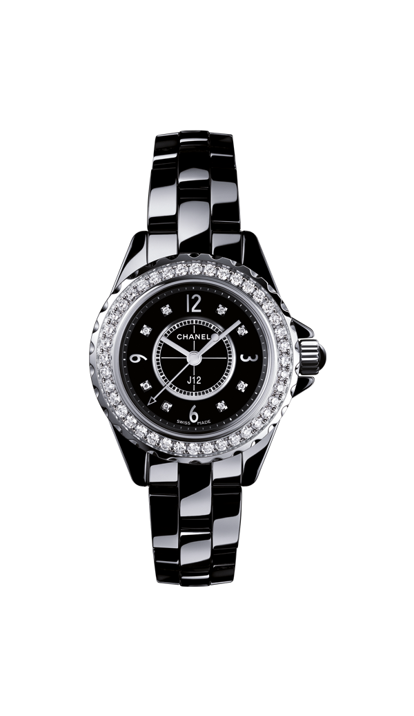 J12 クォーツ 29mm ダイヤベゼル&インデックス