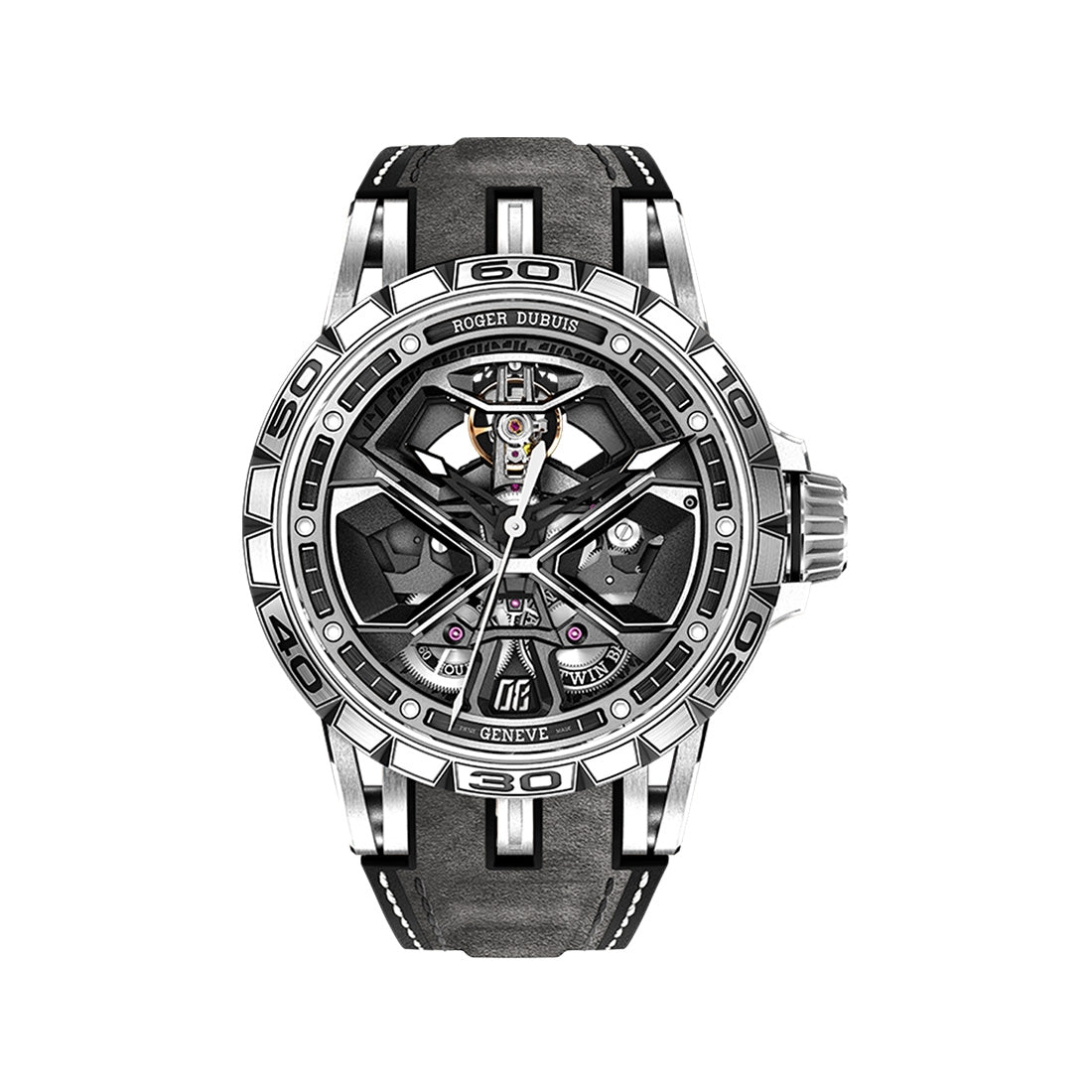 EXCALIBUR SPIDER HURACAN TITANIUM 45MM