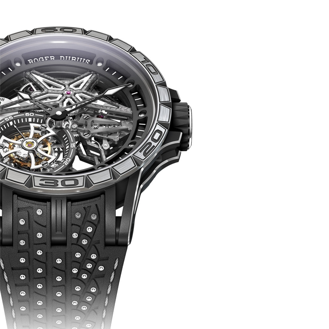 エクスカリバー スパイダー PIRELLI BLACK DLC TITANIUM 45MM (世界限定88本)