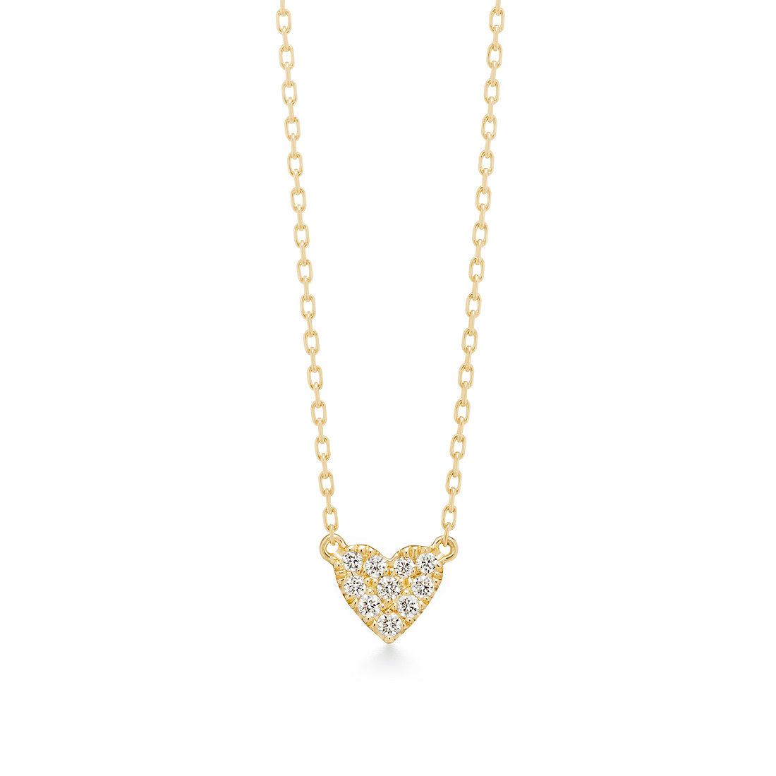 AHKAH / アーカー ハートパヴェ ネックレス VC0104010100