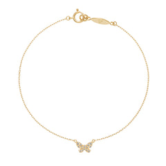 バタフライパヴェ ブレスレット