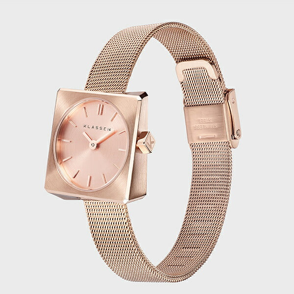 Spin Rose Gold with Mesh Strap 25.5mm