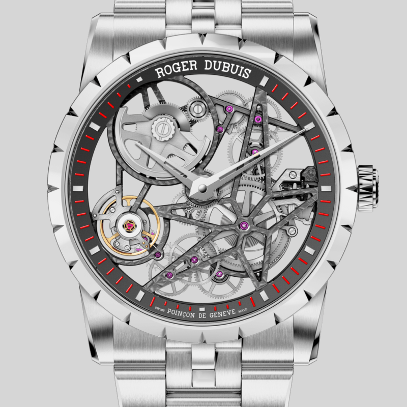 【ROGER DUBUIS】エクスカリバー STAINLESS STEEL 42MM